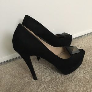 Black zara pump